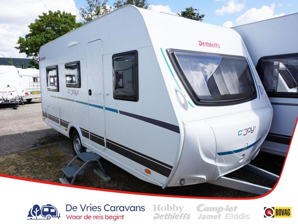 Dethleffs C'Joy 460 LE 2 bedden, mover, luifel, Caravans en Kamperen, Caravans, Standaardzit, Bedrijf, Dethleffs, 5 tot 6 meter