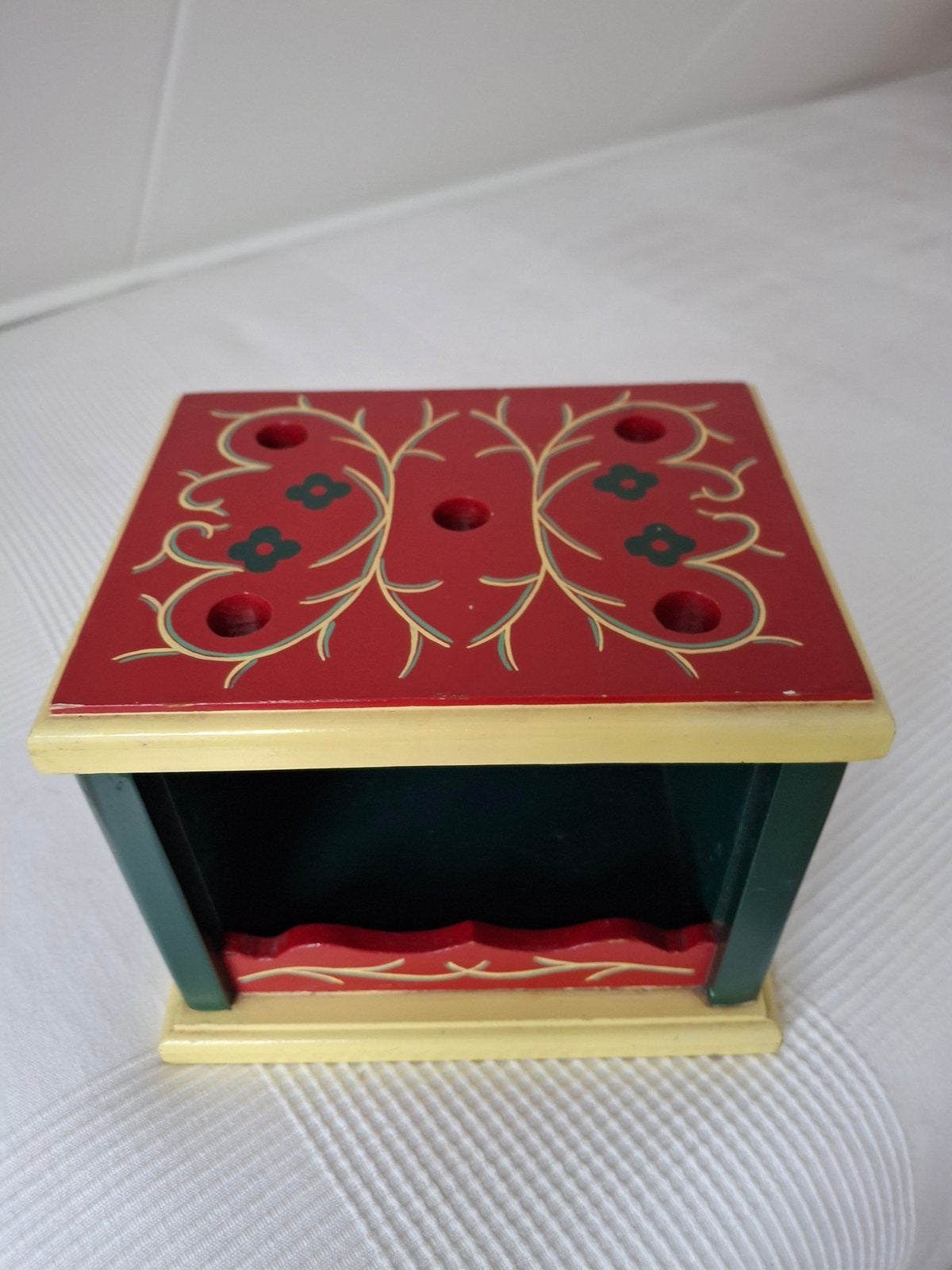 Beschilderde houten stoof, Ophalen of Verzenden
