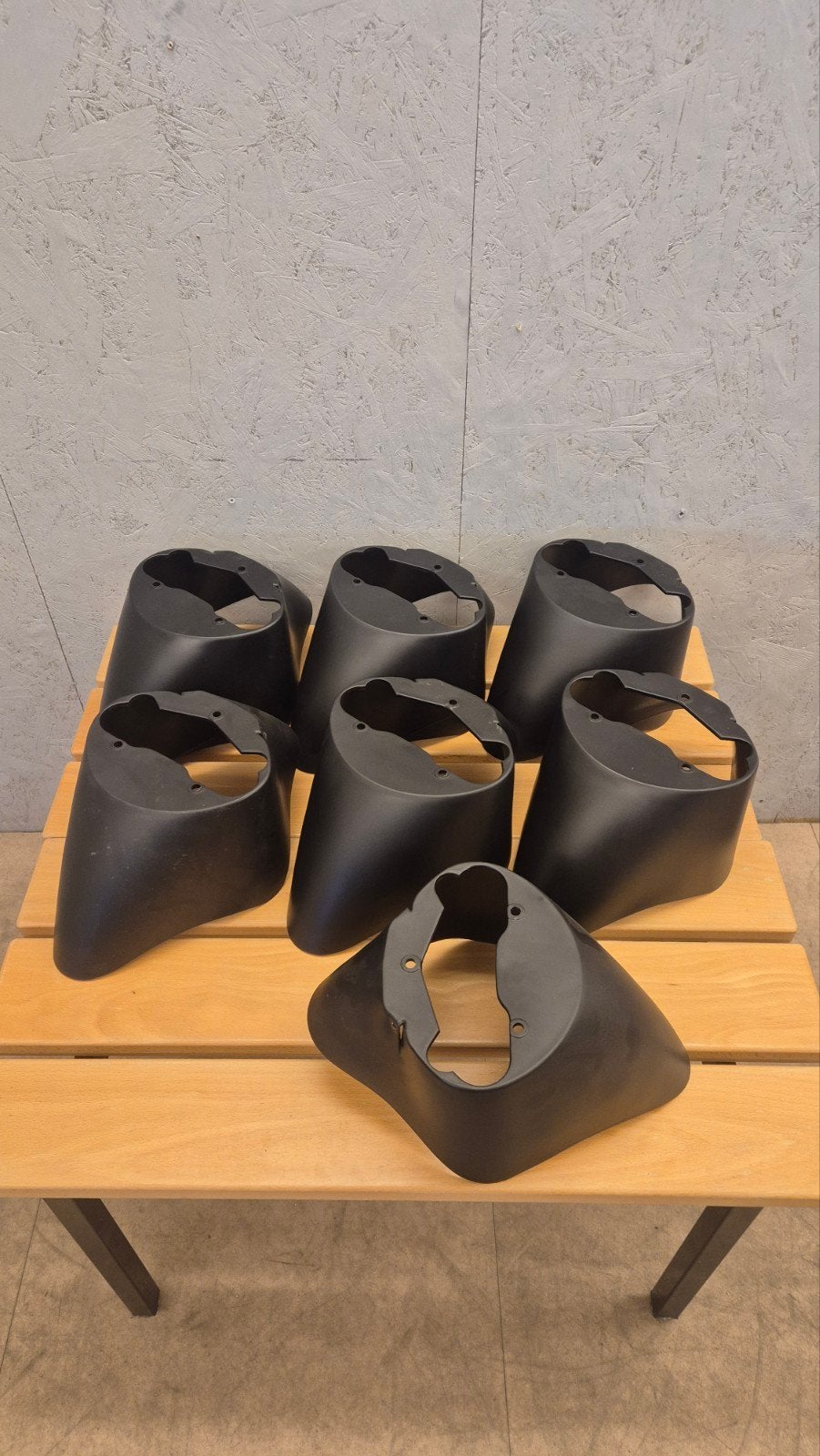 Voorspatbord matzwart Piaggio Zip