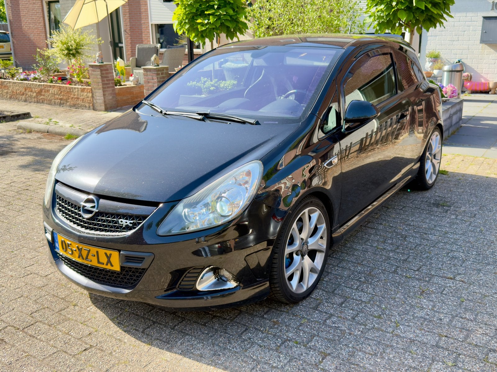 Opel Corsa 1.6 OPC | NL Auto | Historie | Recaro | Clima |, Zwart, Leder en Stof, Zwart, Origineel Nederlands