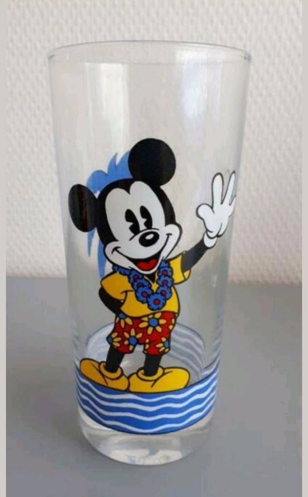Mickey mouse glas en nog meer glazen, Ophalen of Verzenden, Mickey Mouse, Nieuw, Servies