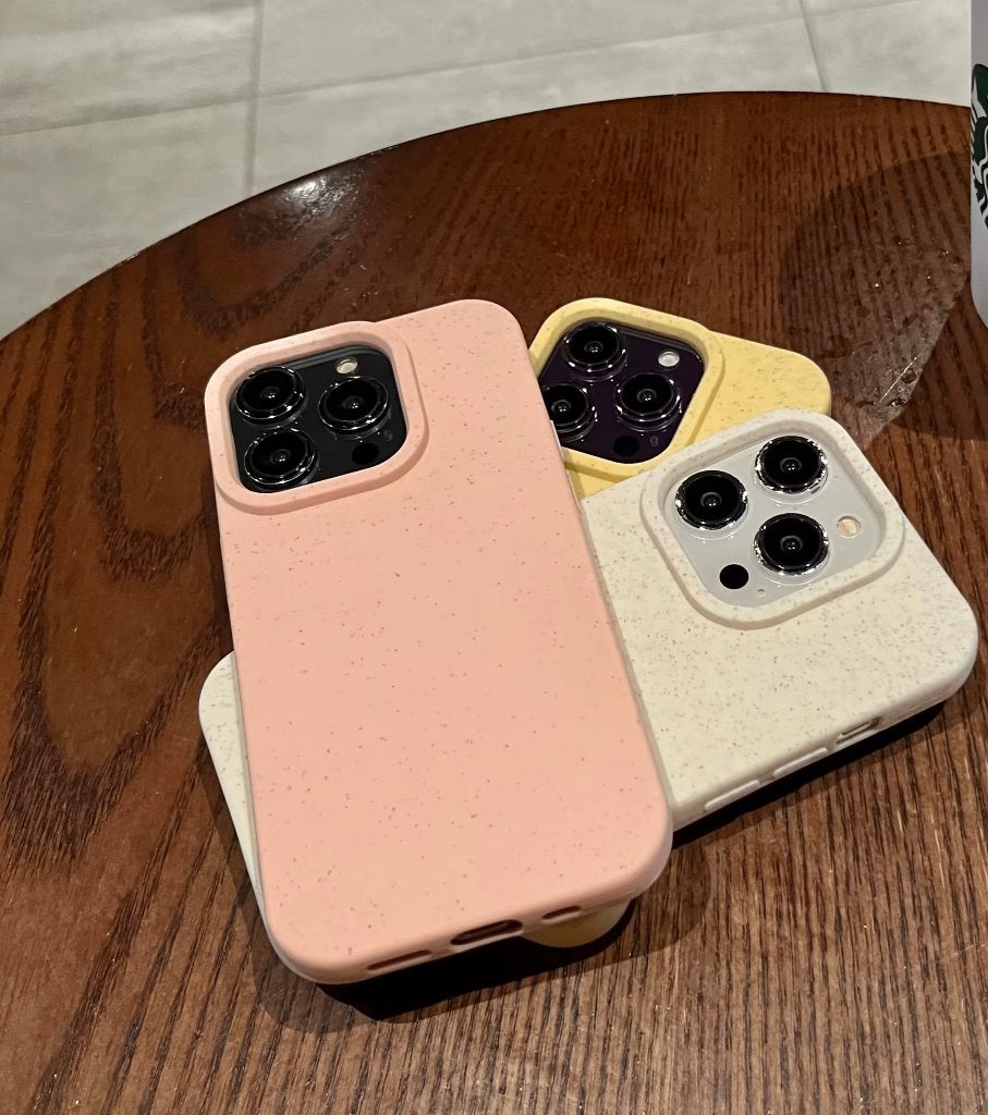 Eco Telefoonhoes Voor iPhone 11 12 13 14 15 16 17, Verzenden, Nieuw, IPhone SE (2022)