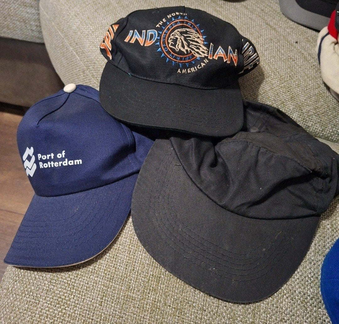 Indian zwart of Port of Rotterdam pet etc, Kleding | Heren, Hoeden en Petten, Ophalen, Nieuw