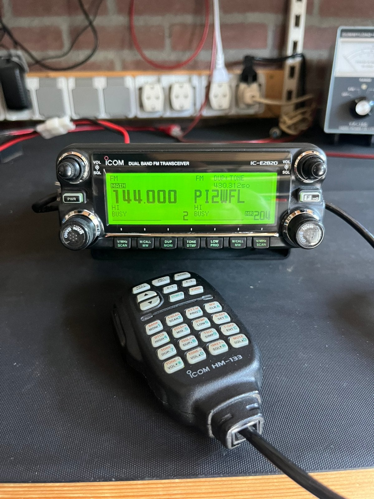 Icom ic e2820 dualbander, Telecommunicatie, Ophalen of Verzenden, Gebruikt