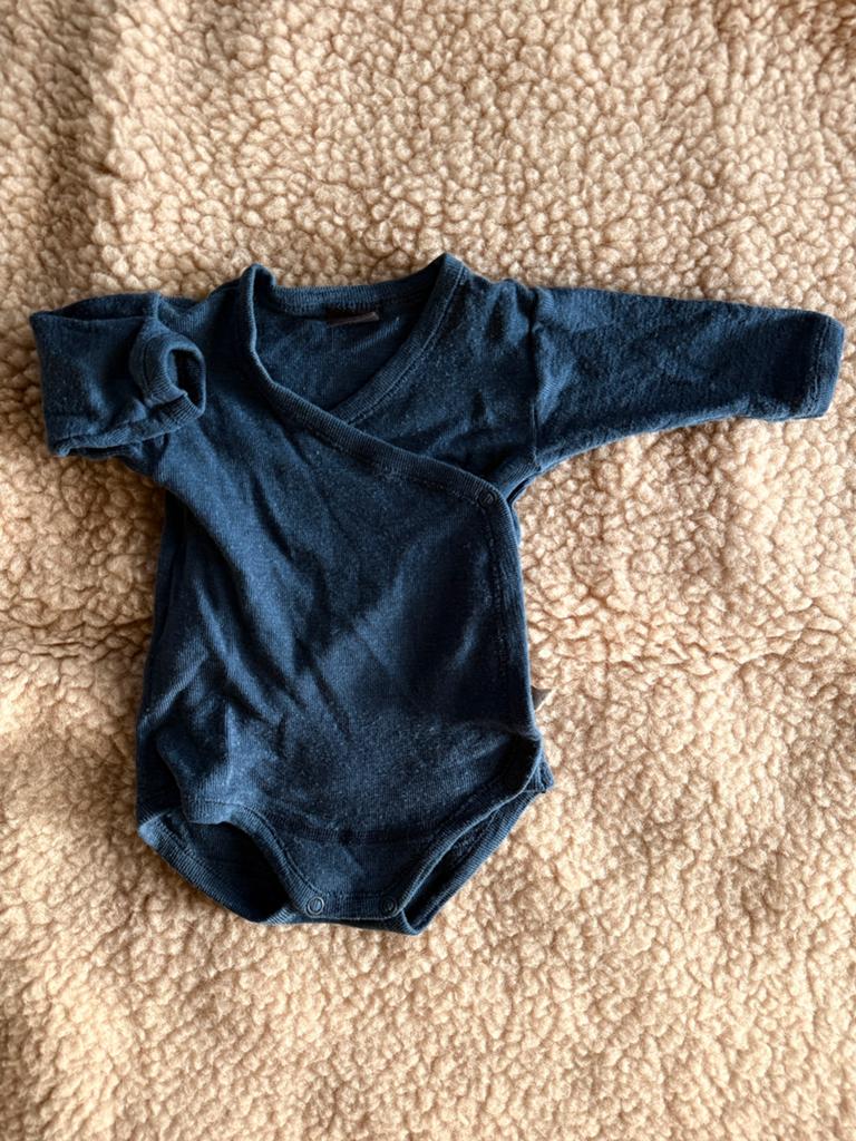 Dilling wollen overslagromper 56, Ophalen of Verzenden, Gebruikt, Jongetje of Meisje, Nacht- of Onderkleding