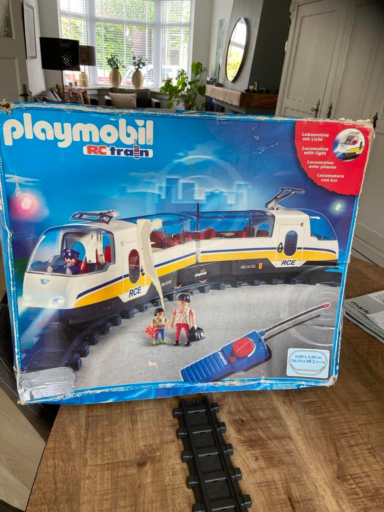 Playmobil 4011 RCE RC trein vintage - Getest en werkend!, Kinderen en Baby's, Speelgoed | Playmobil, Ophalen, Gebruikt, Complete set
