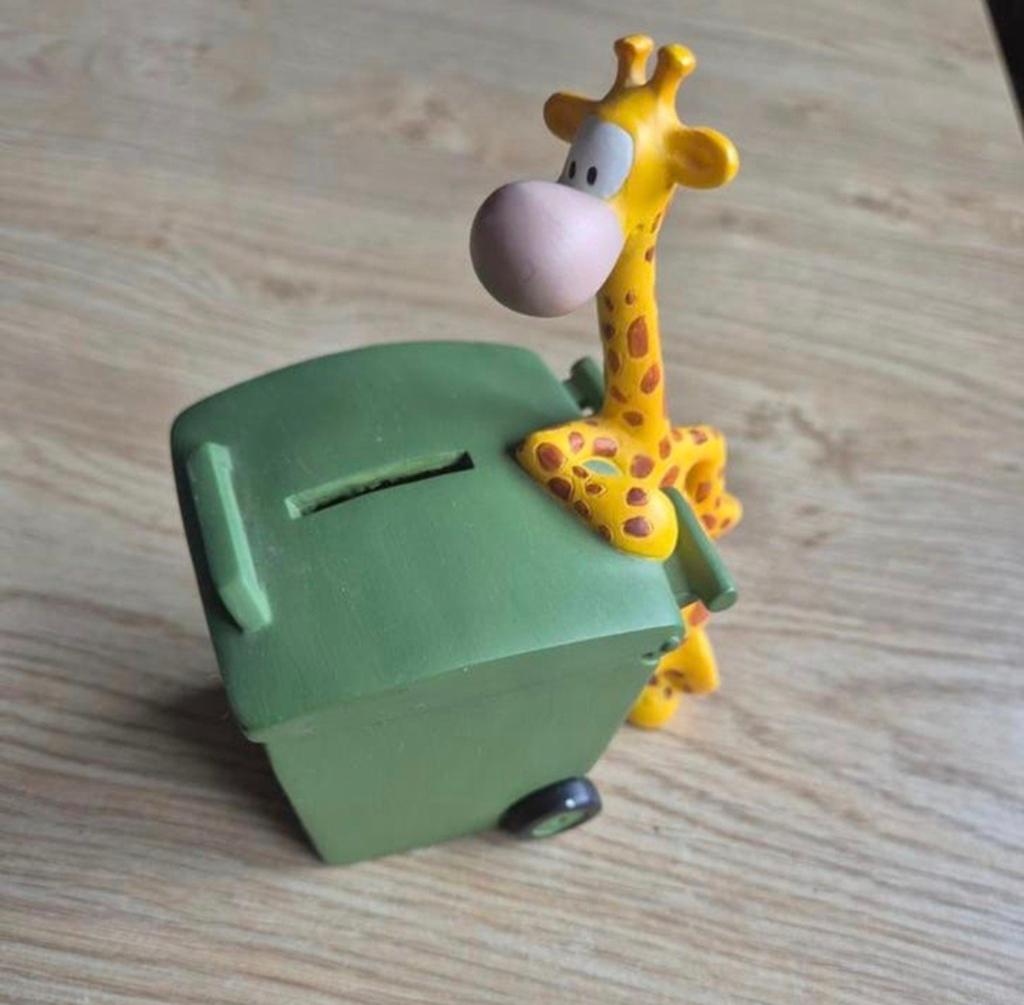 Diddle spaarpot giraf in kliko, Ophalen of Verzenden, Gebruikt, Overige materialen, Dier