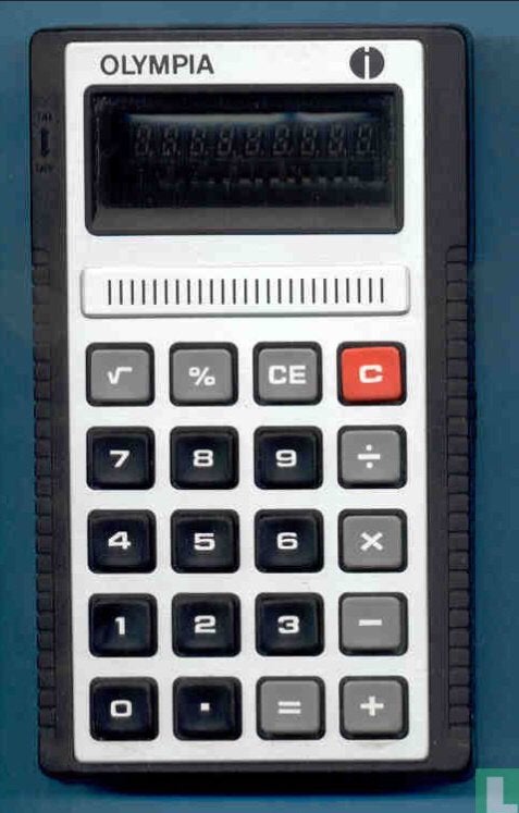 OLYMPIA CD45 BUREAUCALCULATOR, VFD DISPLAY, FOR COLLECTORS, Ophalen of Verzenden, Gebruikt