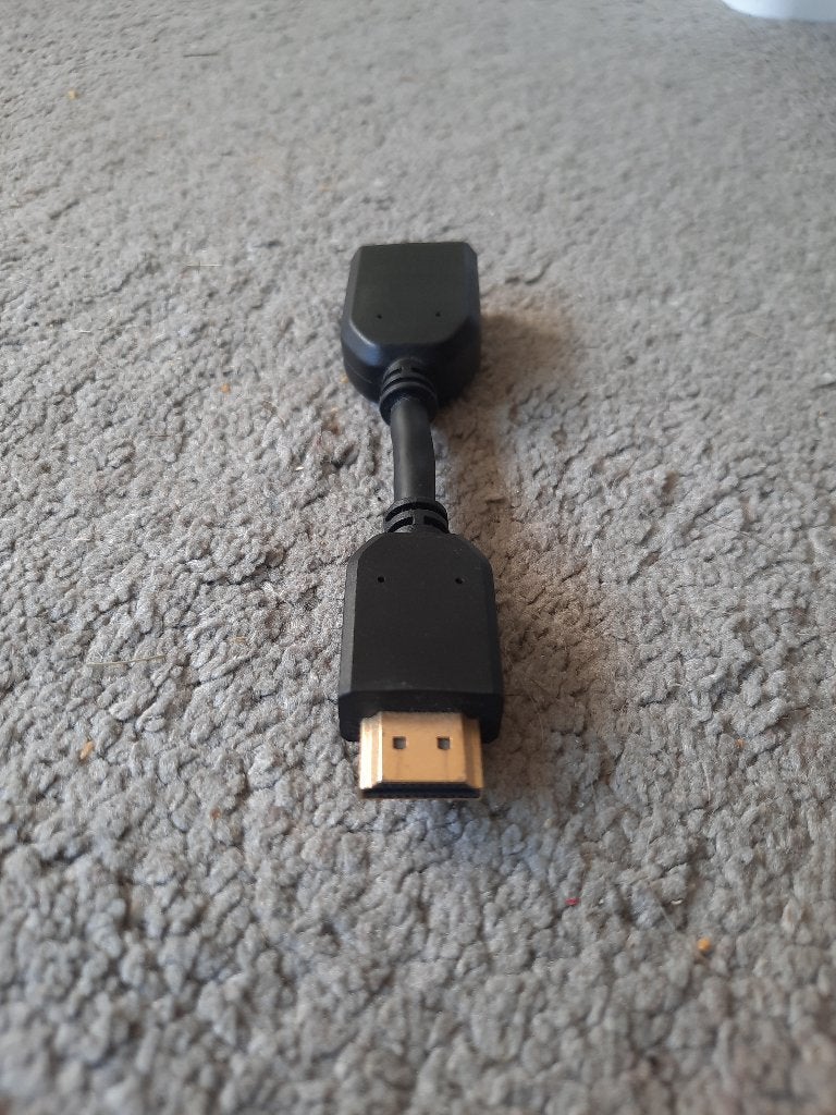 Koppelstuk HDMI kabel male - female €4,- incl. verzending, Audio, Tv en Foto, Audiokabels en Televisiekabels, Ophalen of Verzenden