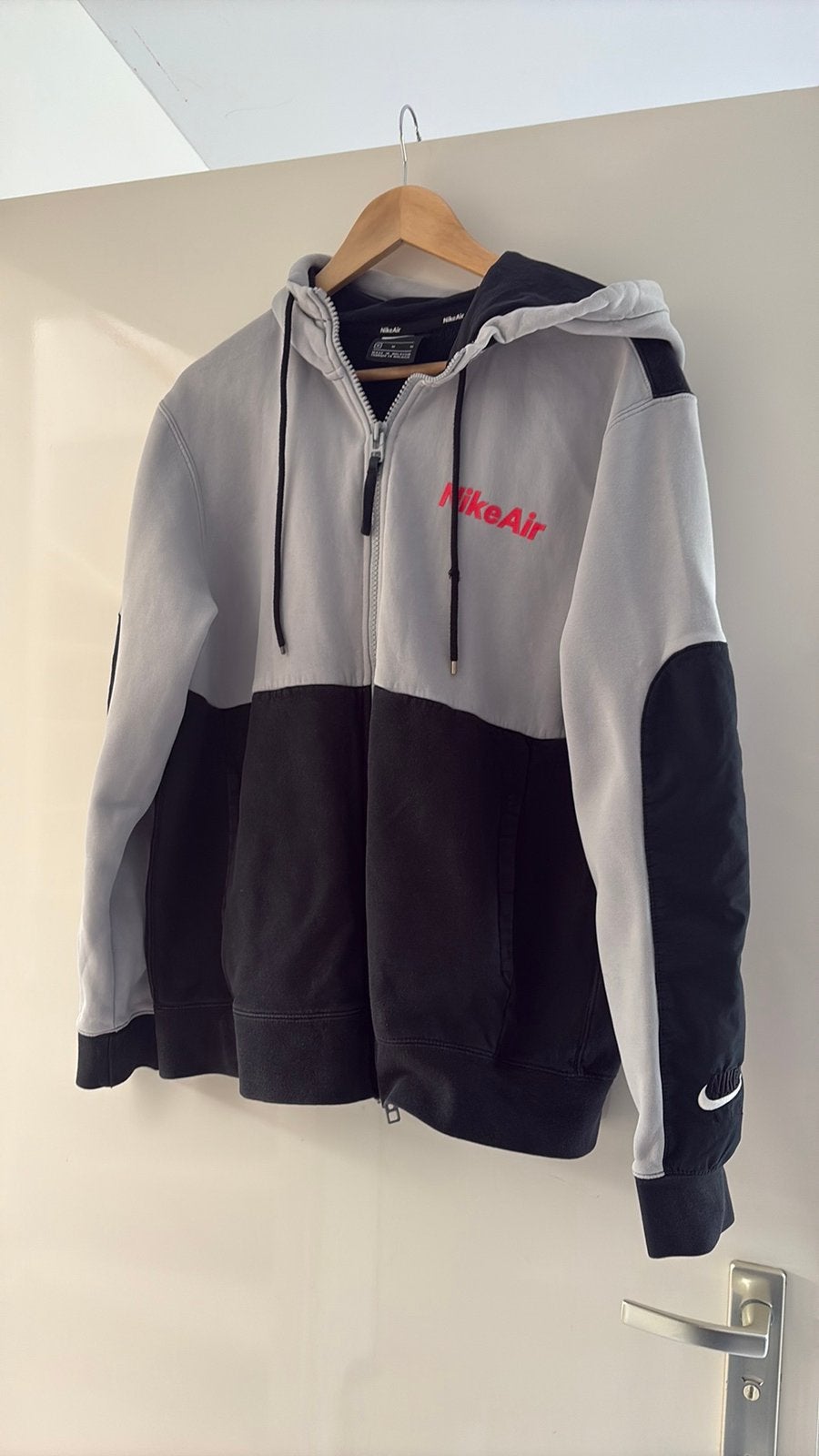 Vest Nike Air heren maat M grijs zwart, Ophalen of Verzenden, Zo goed als nieuw, Maat 48/50 (M), Grijs
