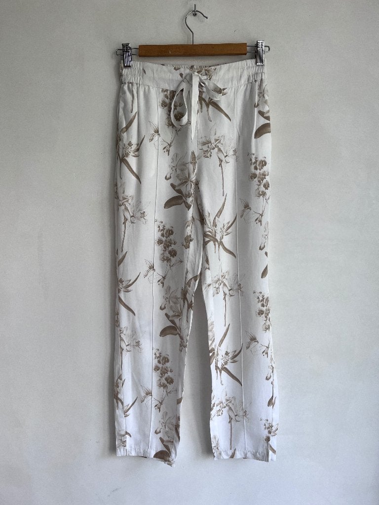yaya broek beige bruin maat 34, Verzenden, Beige, Zo goed als nieuw, Yaya