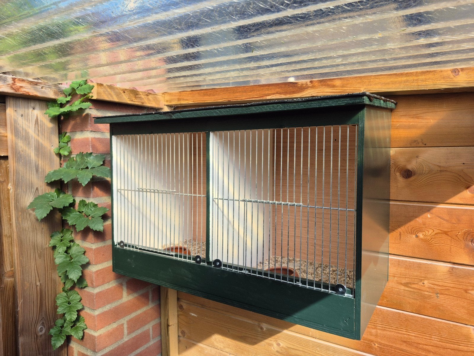 2 dezelfde kooien, Dieren en Toebehoren, Ophalen, Nieuw, Hout, Vogelkooi