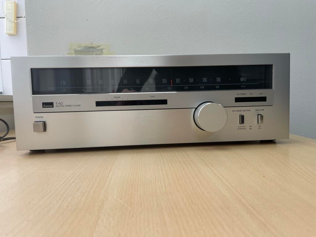 Sansui T-60 stereo tuner, Gebruikt, Ophalen of Verzenden, Nvt, Nvt