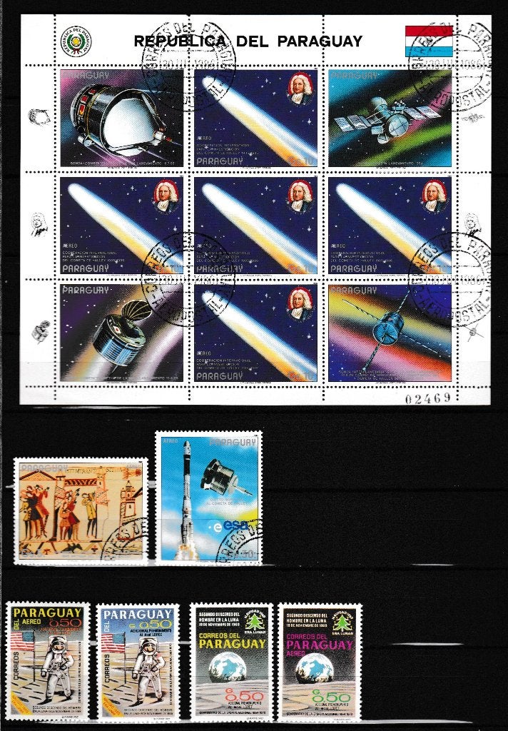 0657) Paraguay ruimte ca 11x, Postzegels en Munten, Postzegels | Thematische zegels, Overige thema's, Ophalen of Verzenden