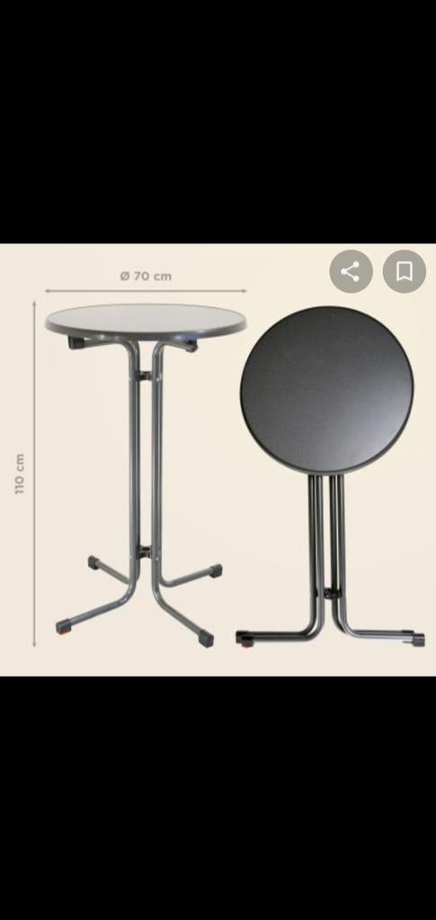 Partytafel opklapbaar, Ophalen of Verzenden, Minder dan 5 meter