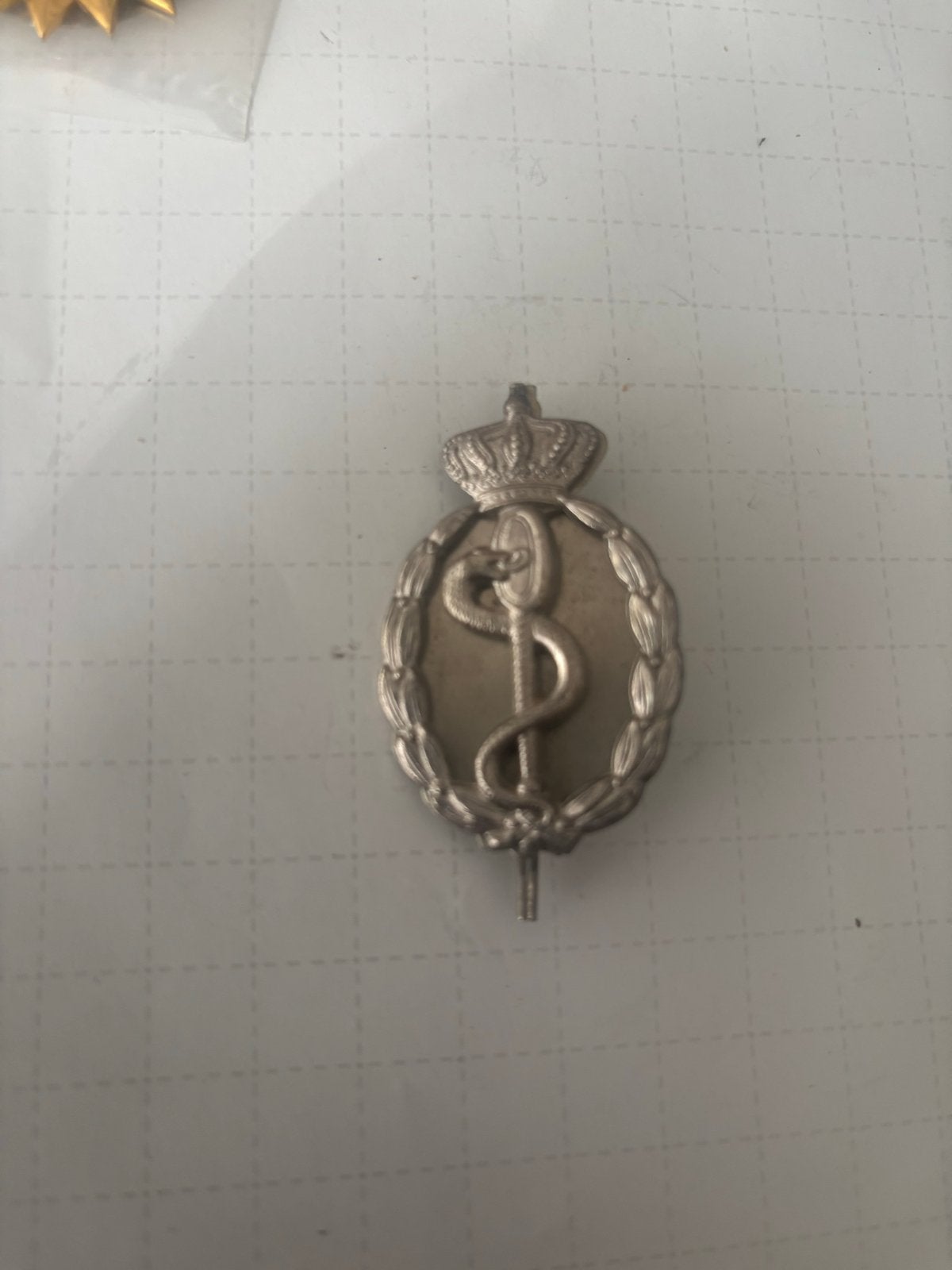 Brevet Tandarts Koninklijke Landmacht, Ophalen of Verzenden, Landmacht, Nederland, Embleem of Badge
