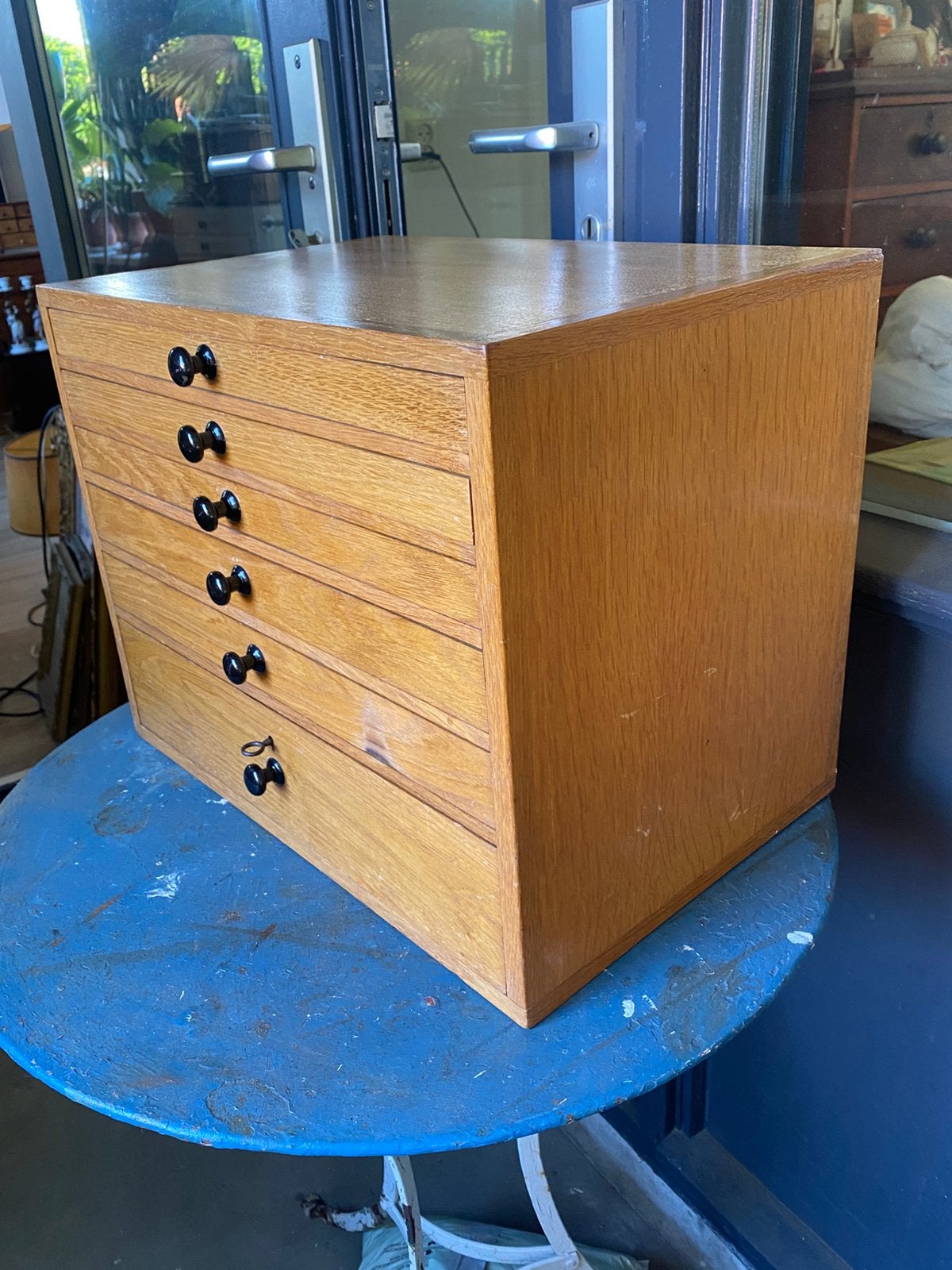 Vintage ladekastje Tandarts ladekast instrumenten, Ophalen of Verzenden