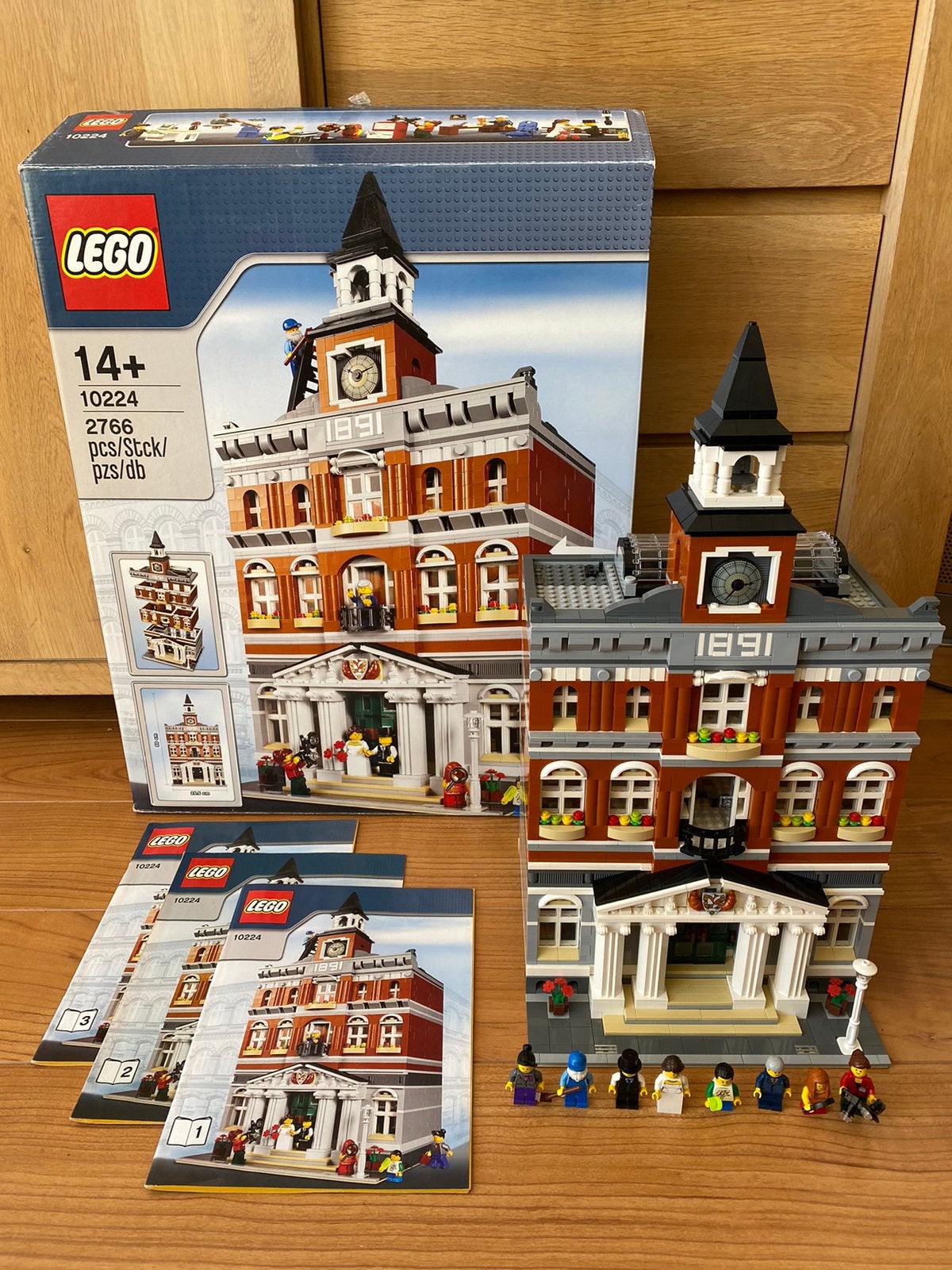 Lego Modular 10224 Town Hall compleet, Gebruikt, Lego, Ophalen of Verzenden, Compleet