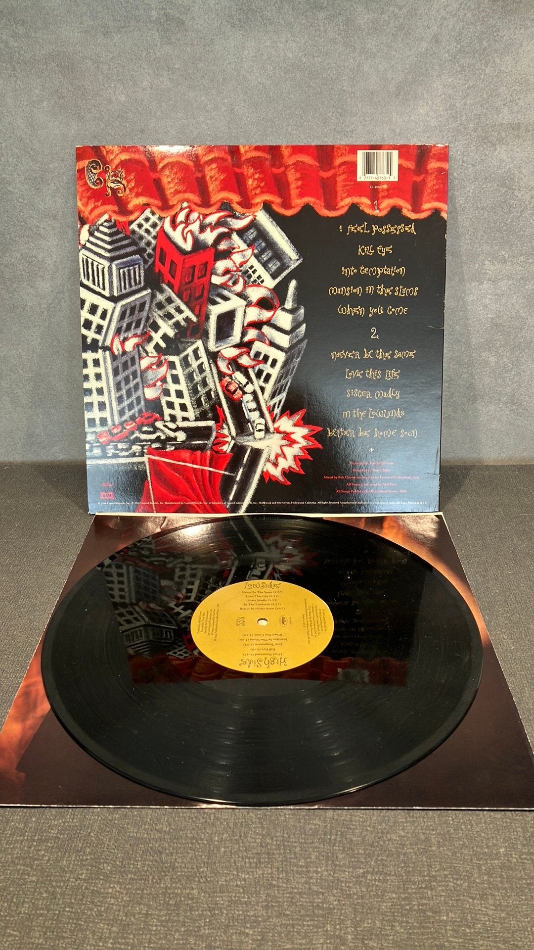 Crowded House — Temple Of Low Men, 1980 - 1989, Ophalen of Verzenden, Zo goed als nieuw, Inclusief binnenhoes
