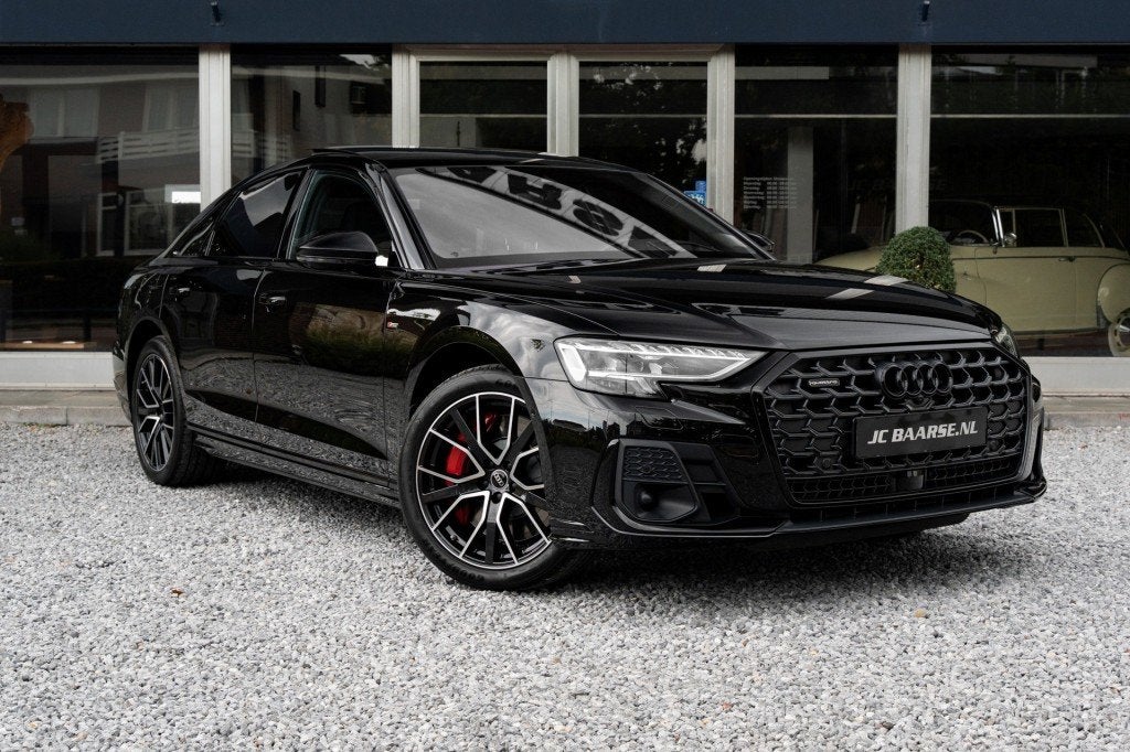 Audi A8 60 TFSI E QUATTRO/LUCHT/360/B&O/PANO/4WS/HUD, Automaat, Gebruikt, 2995 cc, Met garantie (alle)