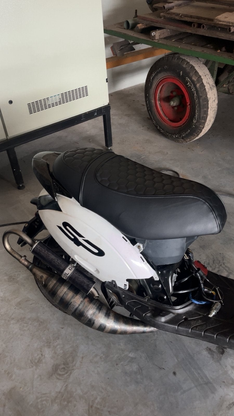 DDL 55 slag terugloop uitlaat piaggio/gilera 125-183, Ophalen of Verzenden, Nieuw, Uitlaat, Piaggio