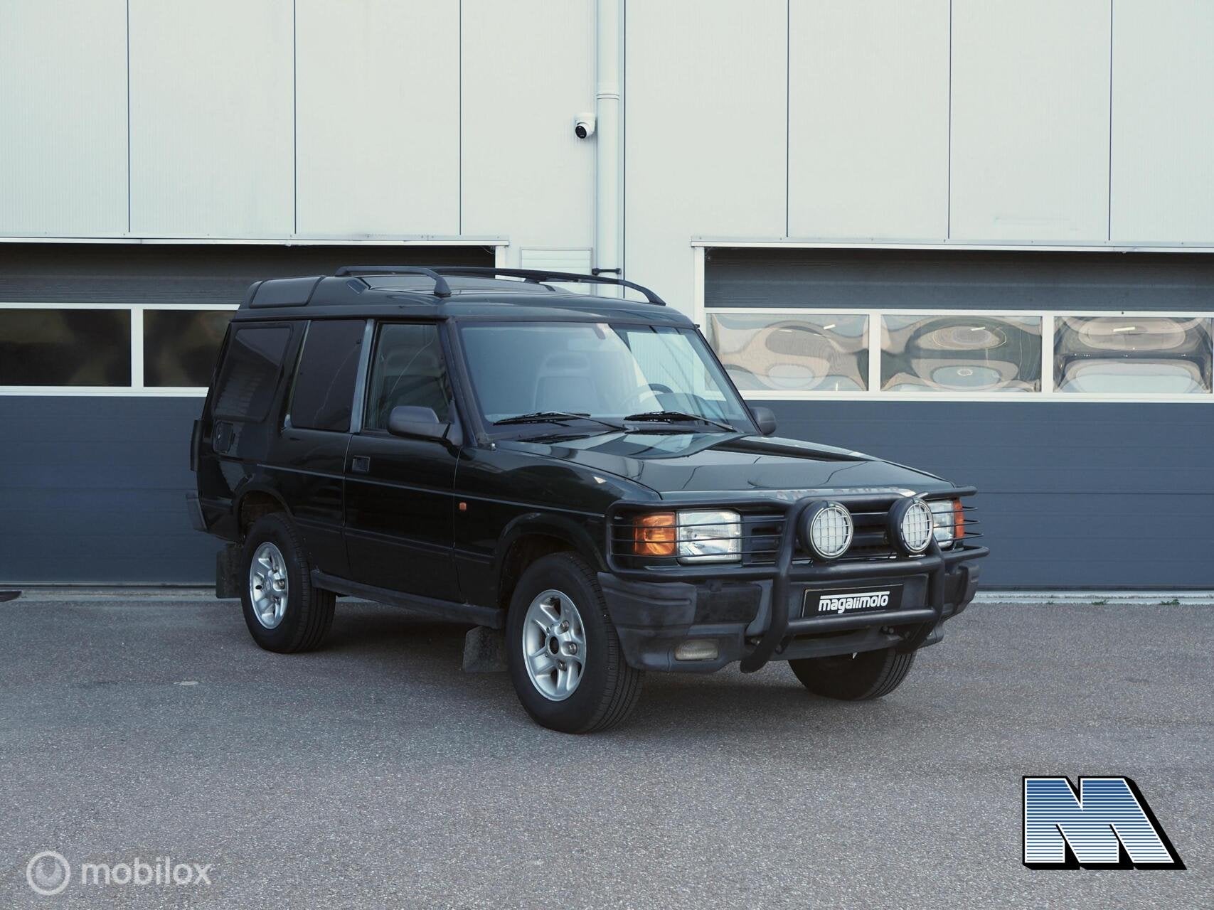 Land Rover Discovery 1 3-deurs l 300 TDI 2.5 Grijs kent. NAP, Stof, Gebruikt, Zwart, 4 cilinders