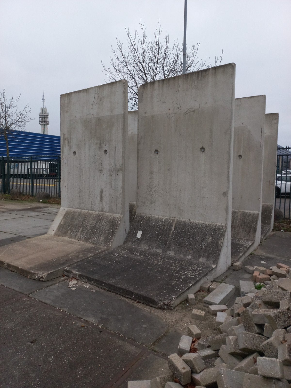 keerwand elementen keerwanden, Ophalen