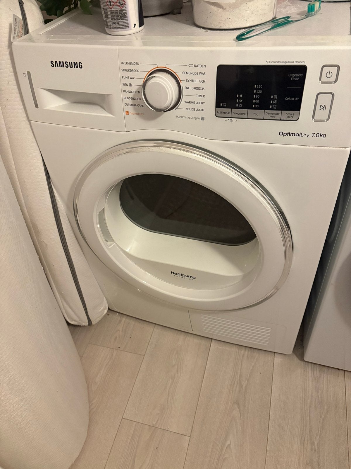 Samsung 7.0KG warmtepompdroger - Werkt, maar filt, Witgoed en Apparatuur, Wasdrogers, 6 tot 8 kg, Gebruikt, Ophalen of Verzenden