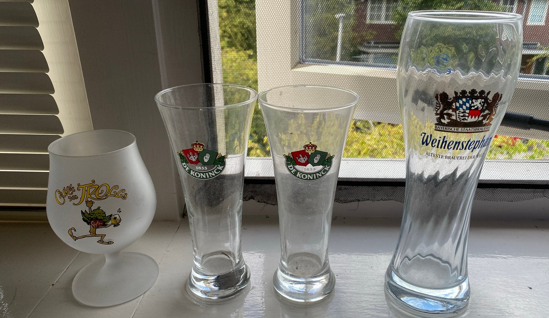 Bierglazen, Ophalen of Verzenden, Zo goed als nieuw, Bierglas