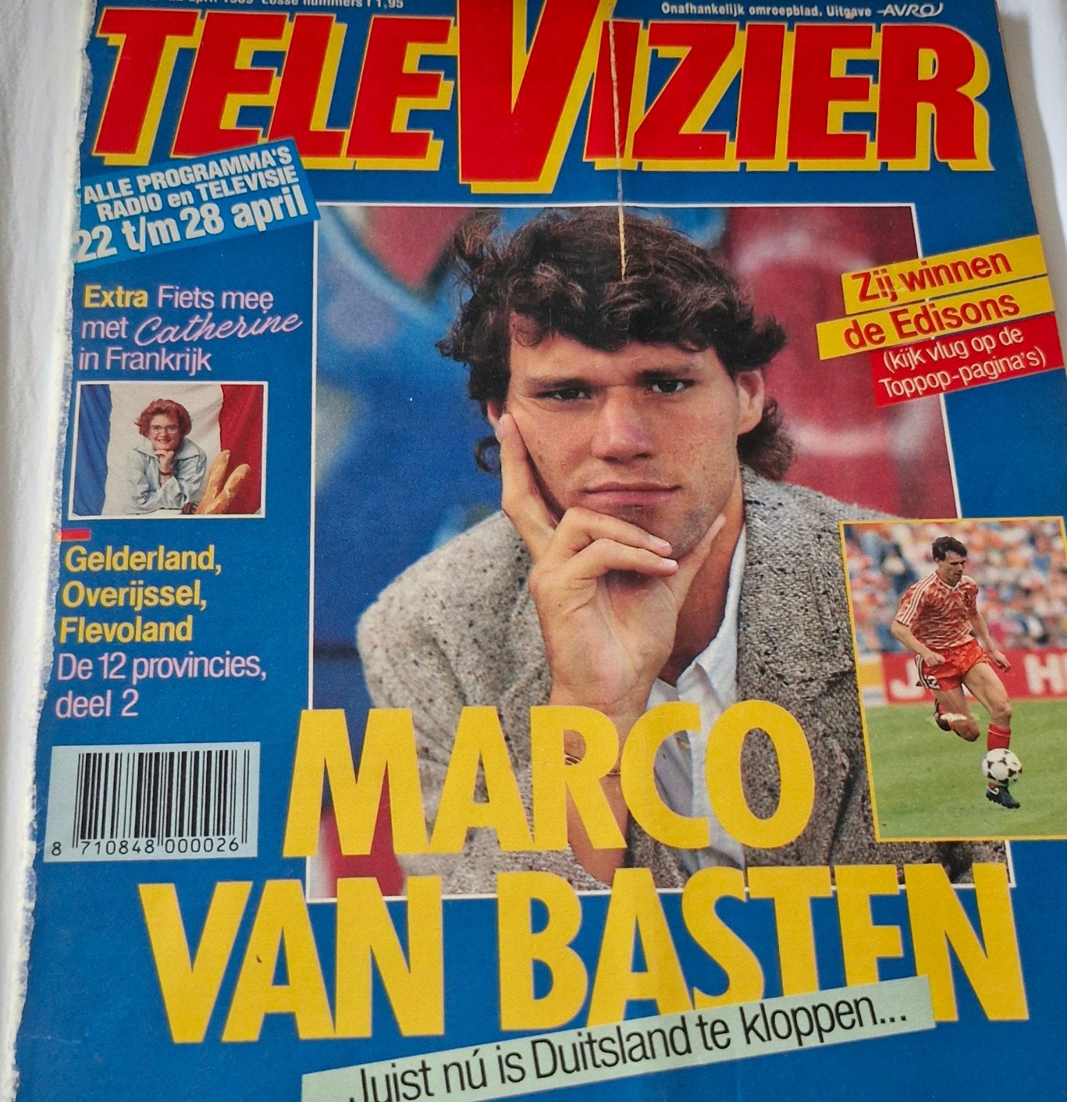 Televizier Magazine 1989 - Marco van Basten & Patrick Swayze, Boeken, Ophalen of Verzenden, Gelezen, Overige typen
