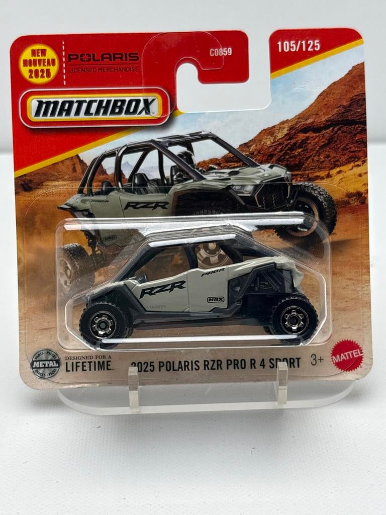 Matchbox 2025 Polaris RZR Pro R 4 Sport - Nieuw in verpakkin, Auto, Nieuw, Ophalen of Verzenden, Mattel
