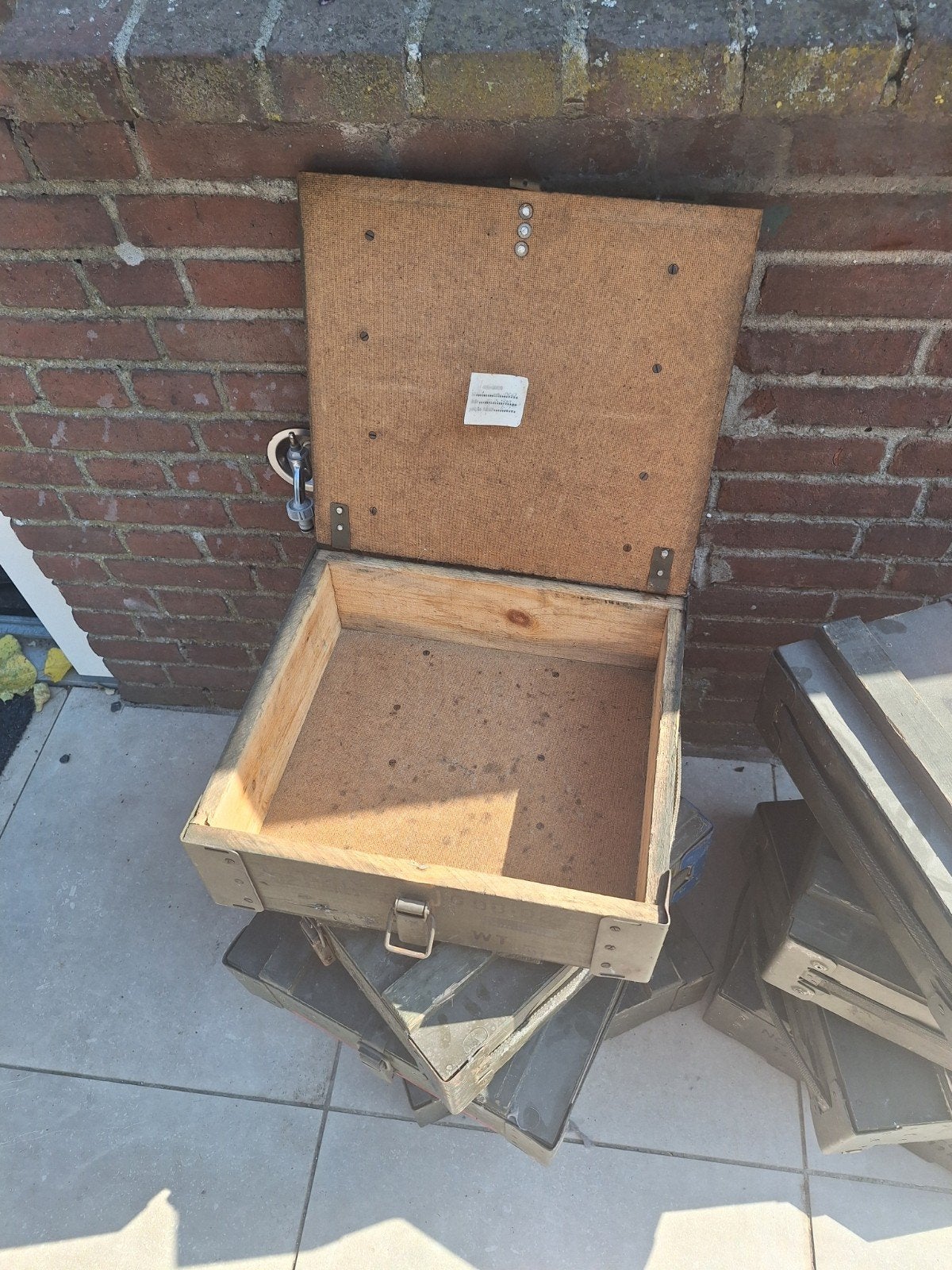 Munitiekisten - Legerkisten - Opbergkisten, Ophalen, Minder dan 50 cm, Gebruikt, Minder dan 50 cm