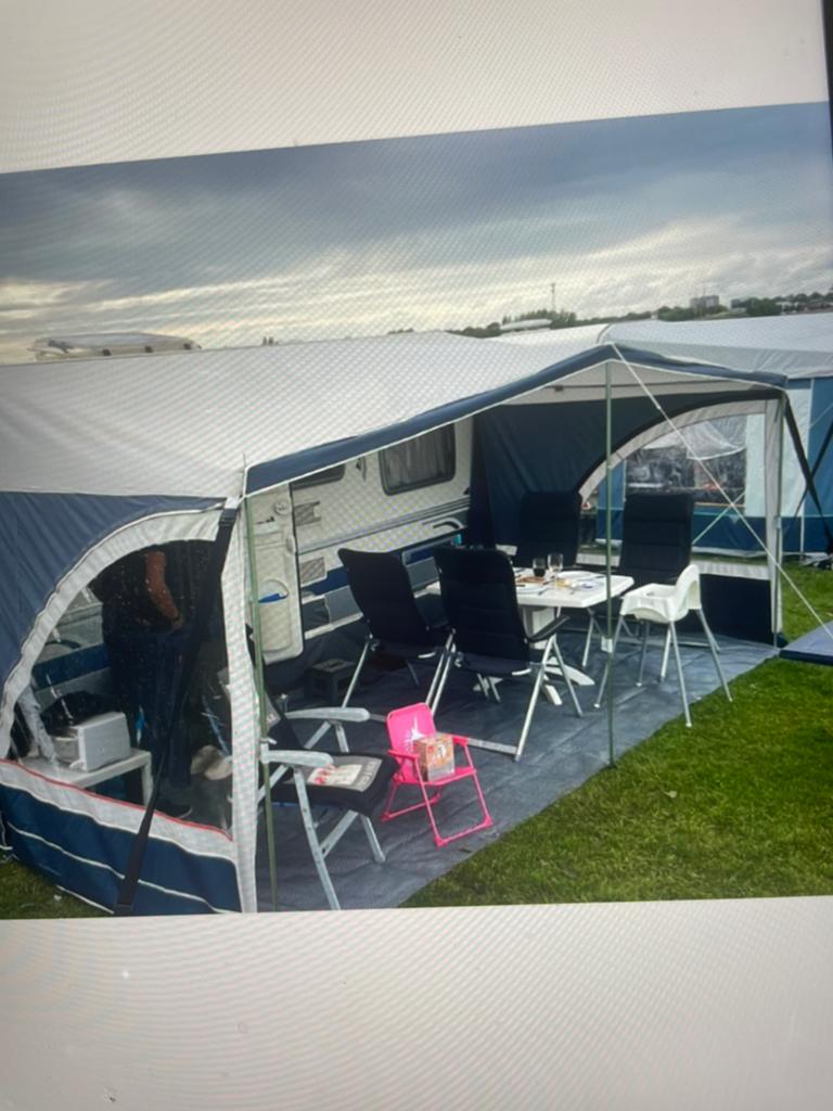 Panorama luifel in zeer goede staat zonder stokken  maat 12, Ophalen, Zo goed als nieuw