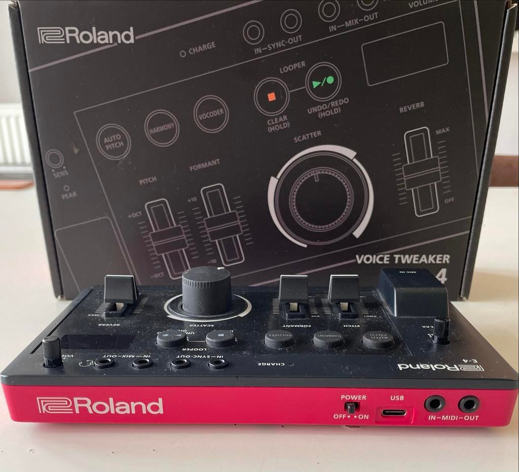 Roland E-4 Voice Tweaker - Compacte Vocale Effectprocessor, Ophalen of Verzenden, Zo goed als nieuw, Roland