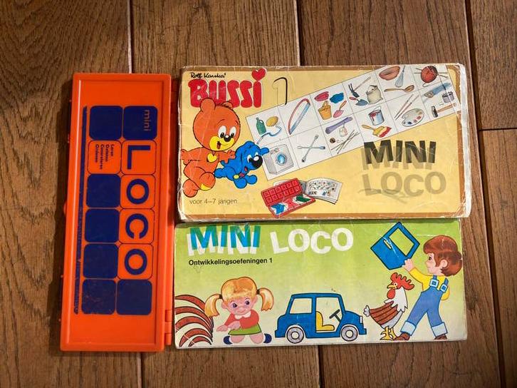 Mini Loco met twee boekjes, Ophalen of Verzenden, Gebruikt, Puzzelen
