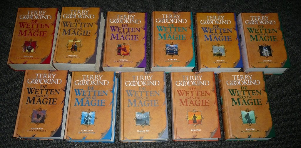 11 x De wetten van de magie – Terry Goodkind (HC), Boeken, Fantasy, Ophalen of Verzenden, Zo goed als nieuw, 11 x De wetten van de magie – Terry Goodkind (HC)