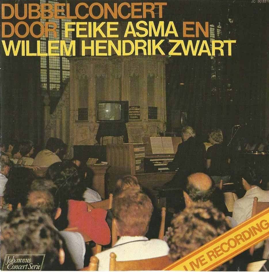 OrgelCD: Dubbelconcert Feike Asma en Willem Hendrik Zwart, Ophalen of Verzenden, Zo goed als nieuw, Instrumentaal, Orgel