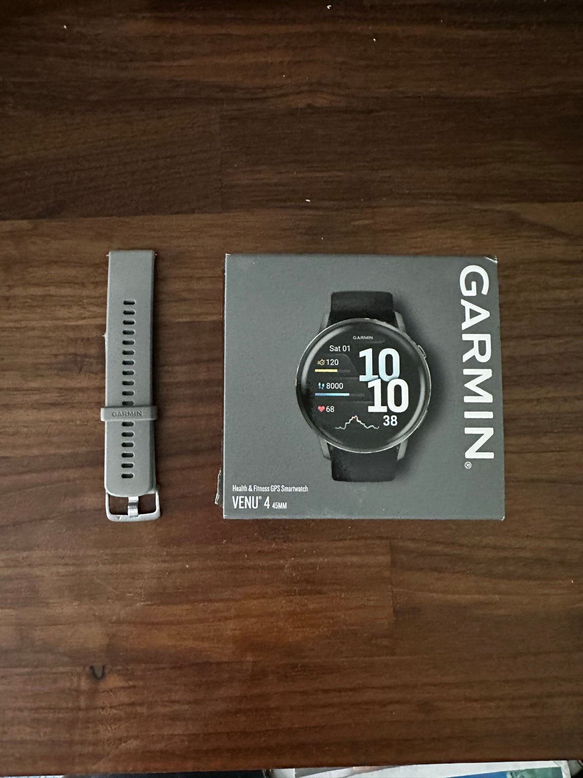 Garmin Venu 4 45mm, Sieraden, Tassen en Uiterlijk, Smartwatches, Afstand, Zwart, Ophalen of Verzenden, Zo goed als nieuw