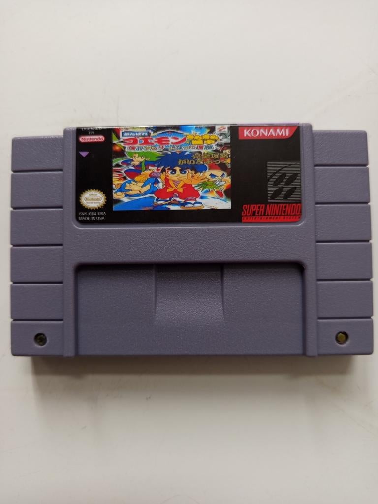 Gangbare Goemon 4 ntsc snes, 1 speler, Verzenden, Gebruikt, Vanaf 3 jaar