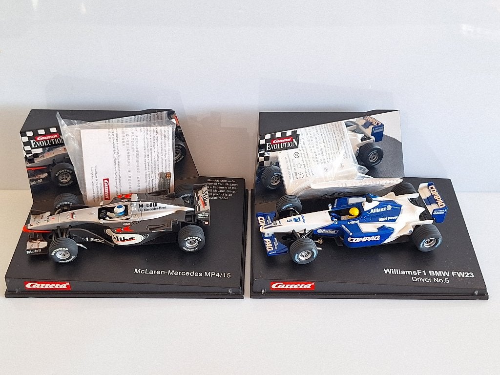Carrera Evolution 1 X F1 Williams 1 x F1 Mc-Laren, Carrera, Racebaan, Carrera, Carrera