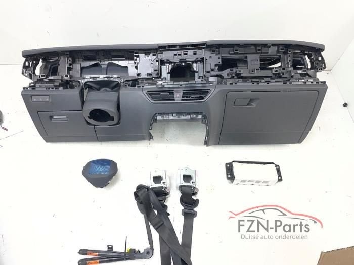 VW Tayron 57L Dashboard Airbagset Head Up display Leer Leder, Auto-onderdelen, Ophalen of Verzenden, Gebruikt