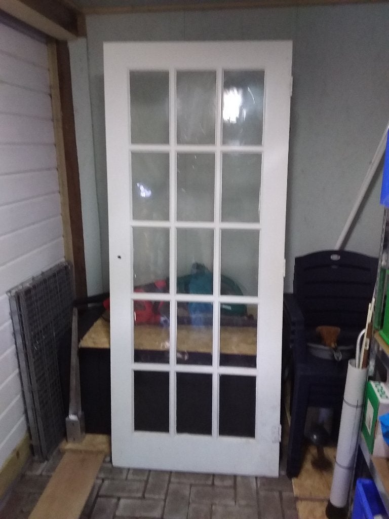 Houten deur, Gebruikt, 80 tot 100 cm, Binnendeur, 200 tot 215 cm