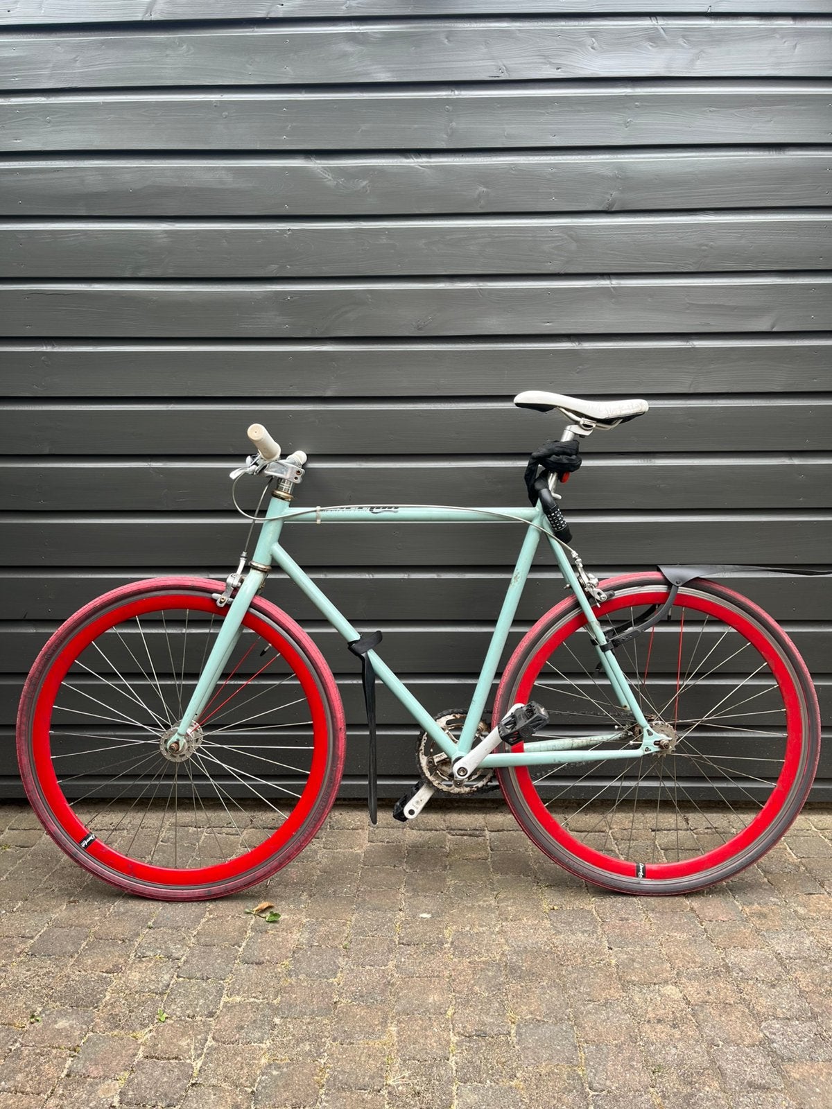 Cheetah ‘Fixie’ fiets (zie beschrijving), Gebruikt, Velgrem, Versnellingen, 57 tot 61 cm