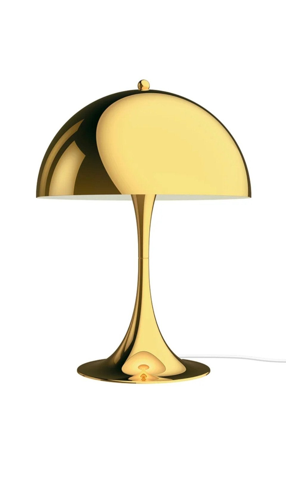 Louis Poulsen Panthella 320 messing, Huis en Inrichting, Lampen | Tafellampen, Ophalen, Overige merken, Goud, Nieuw
