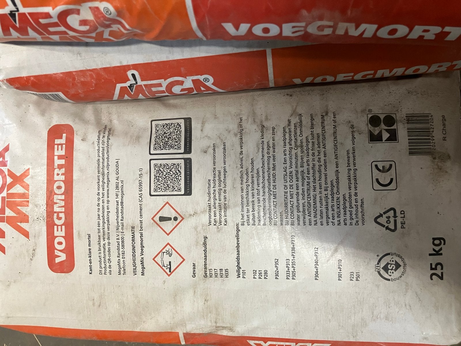 Mega Mix Voegmortel 25 kg - Nieuw, Ophalen of Verzenden, Nieuw