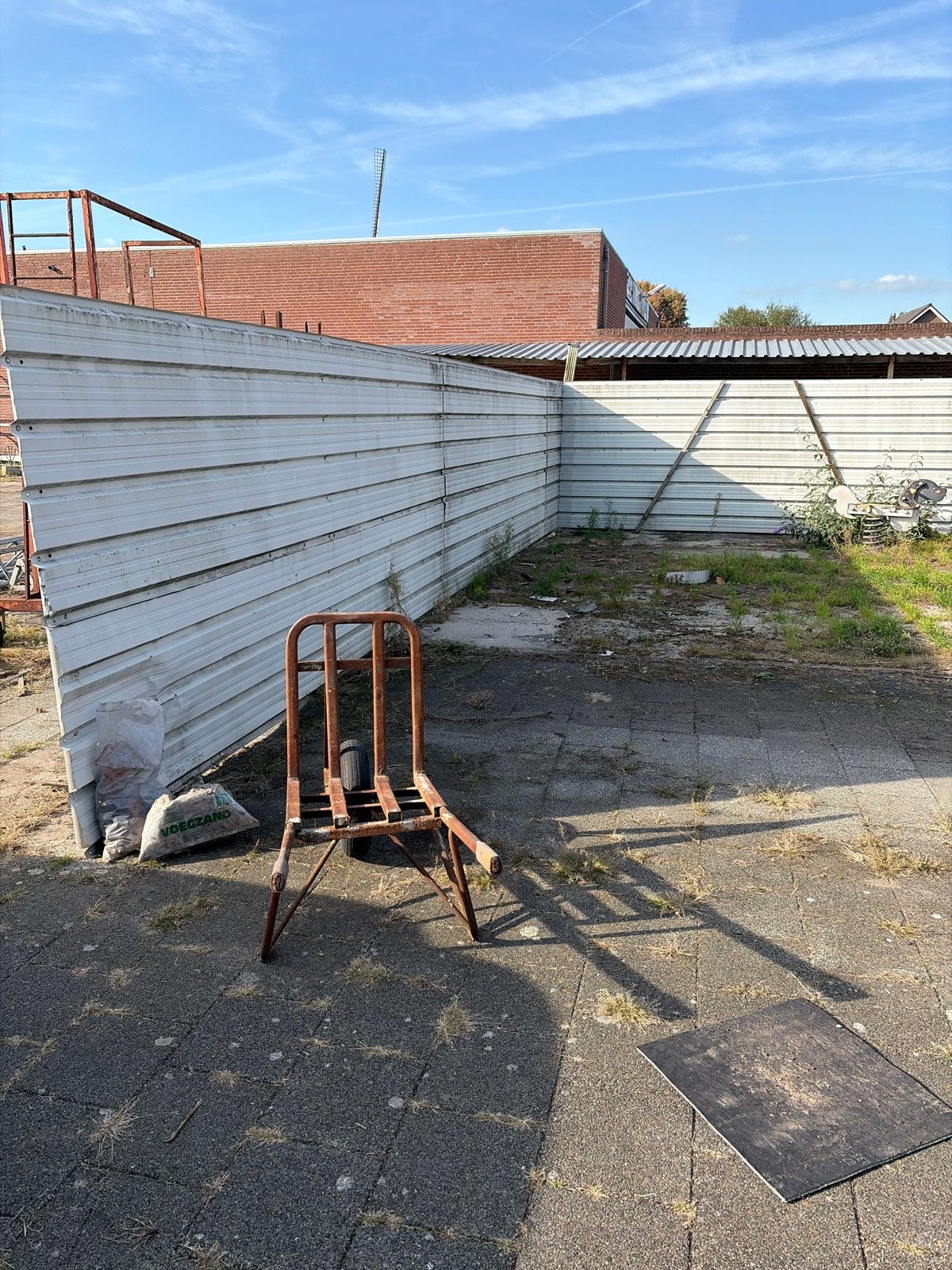 Schutting 2m hoog, 19m lang + 5m zijdeel, op te halen, Tuin en Terras, Ophalen, Gebruikt, 6 meter of meer, 2 meter of meer