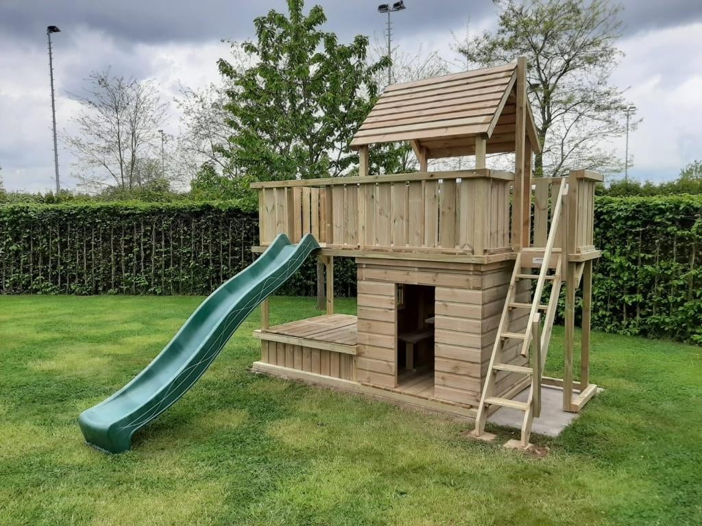 Groot Speeltoestel - zelf samenstellen – Stevig - Veilig, Kinderen en Baby's, Speelgoed | Buiten | Speeltoestellen, Nieuw, Brandweerpaal
