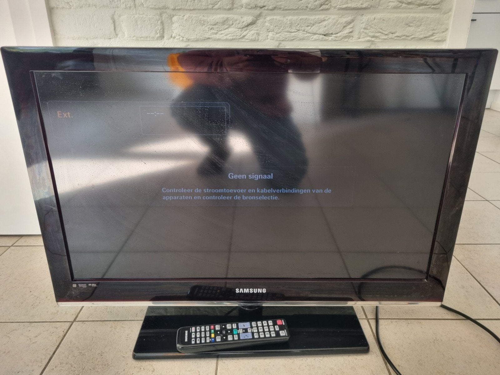 Mooie samsung LE32C530F1W. 32inch Full HD LCD-televisi, Ophalen, Zo goed als nieuw, 50 Hz, Samsung