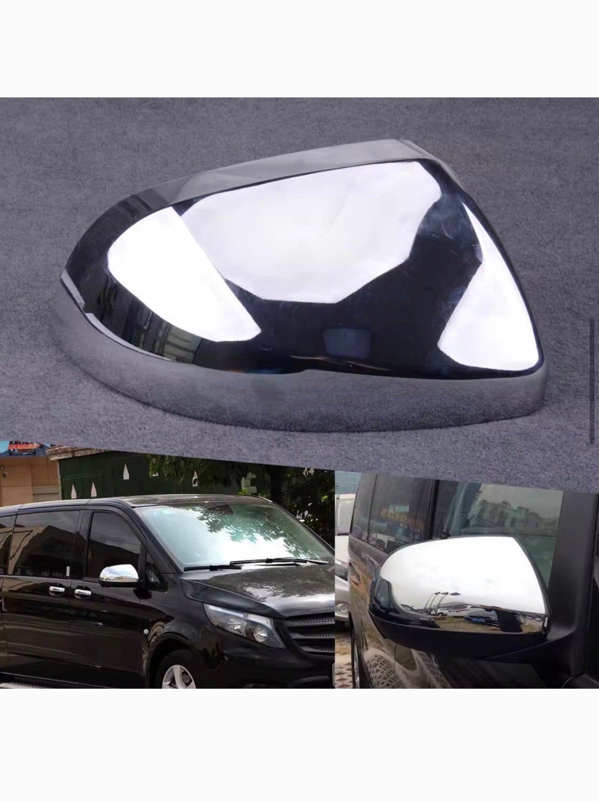 Mercedes vito W447 spiegel kap Chrome, Ophalen of Verzenden, Nieuw, Mercedes-Benz