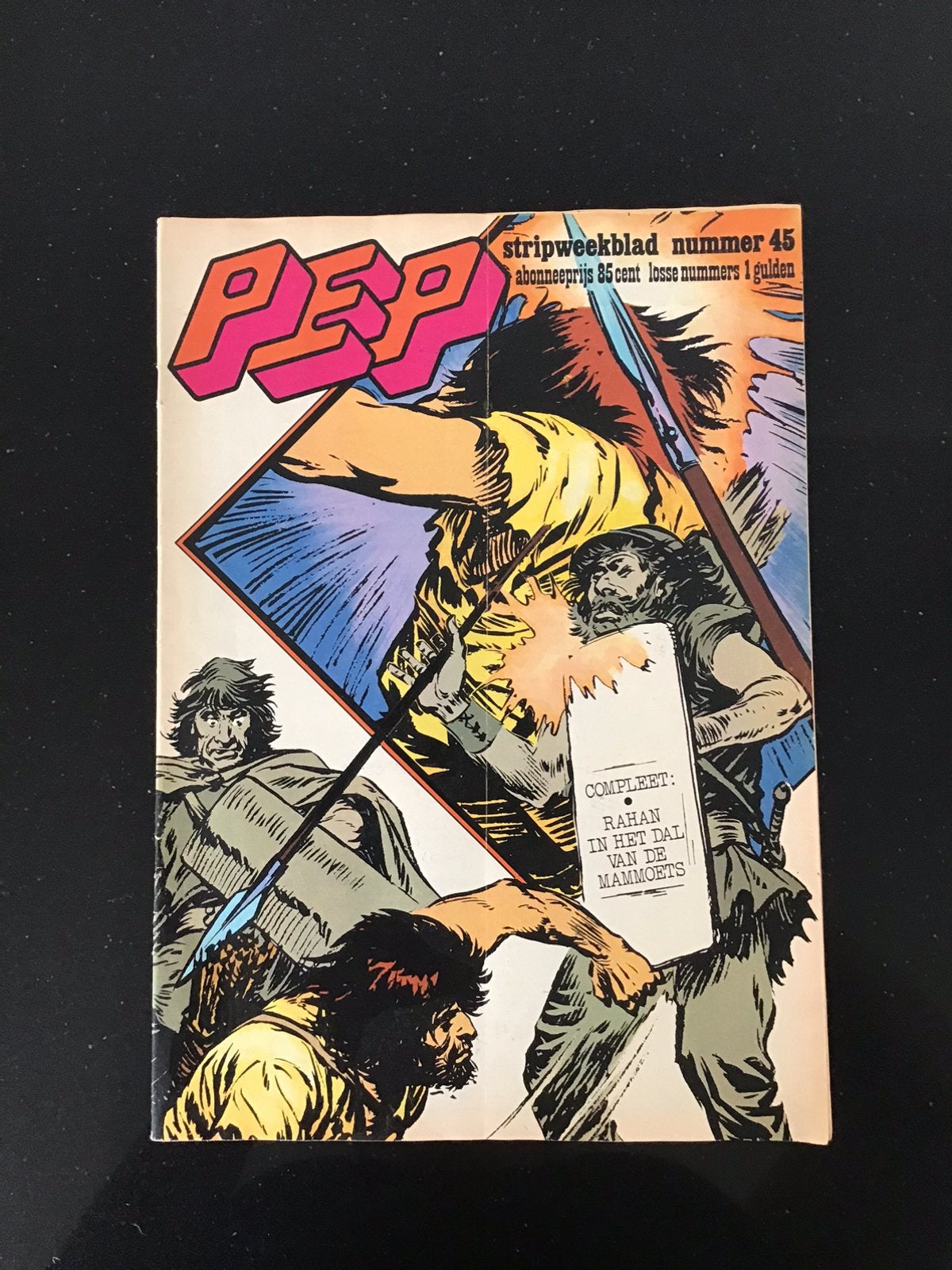 Stripblad. Pep. Uitgave 1974. Nummer 45., Eén stripboek, Verzenden, Gelezen